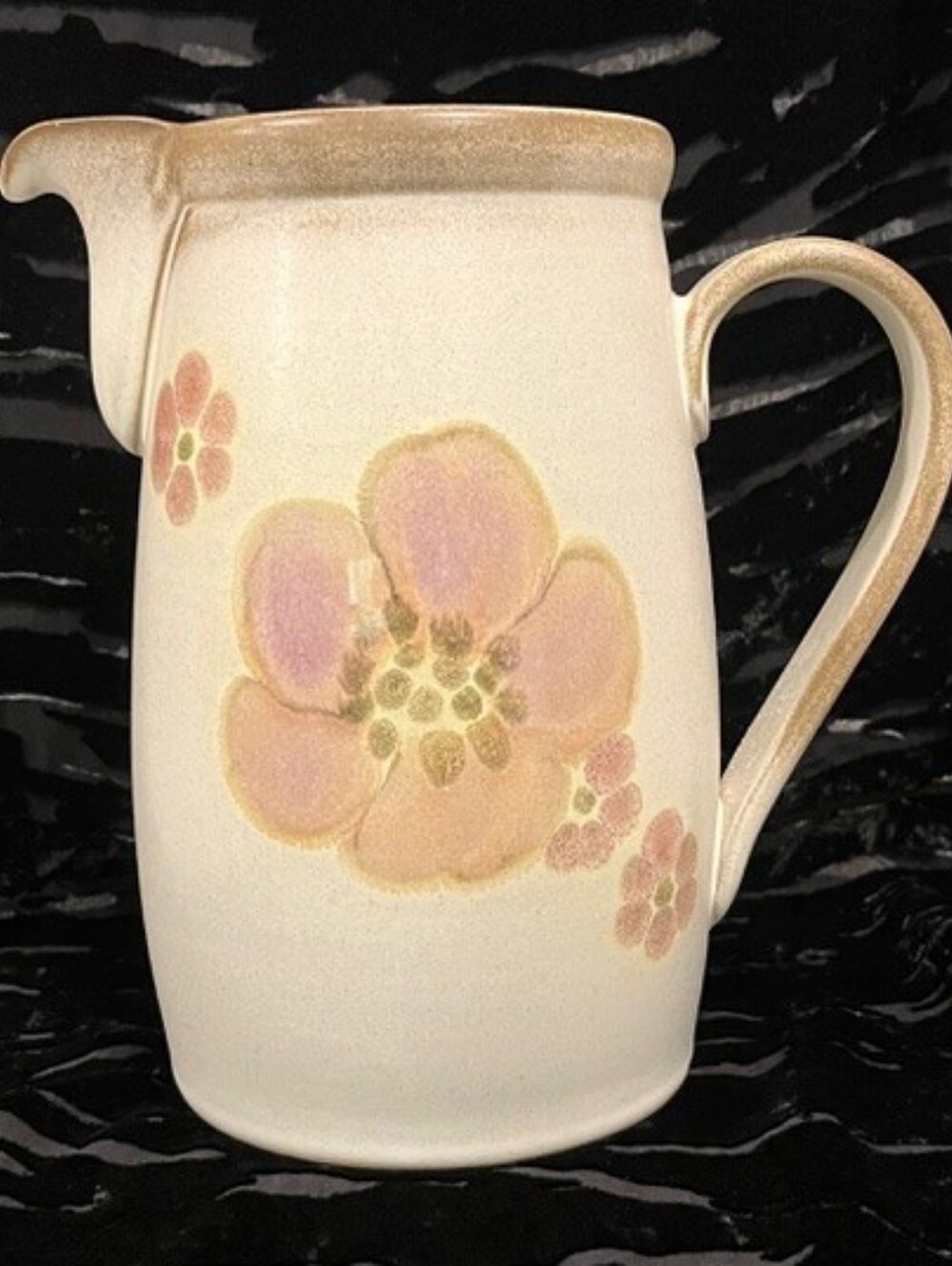 Vintage Denby Pottery "Gypsy" Large 3-Pint Coffee Pot / Pitcher (Lid Missing)
